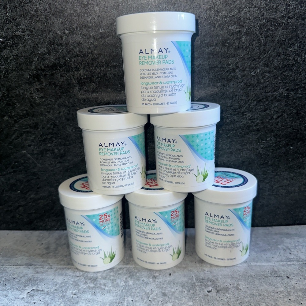 6  ALMAY LONGWEAR & WATERPROOF EYE MAKE-UP REMOVER PADS